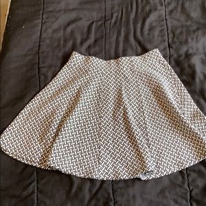 Black and white skirt